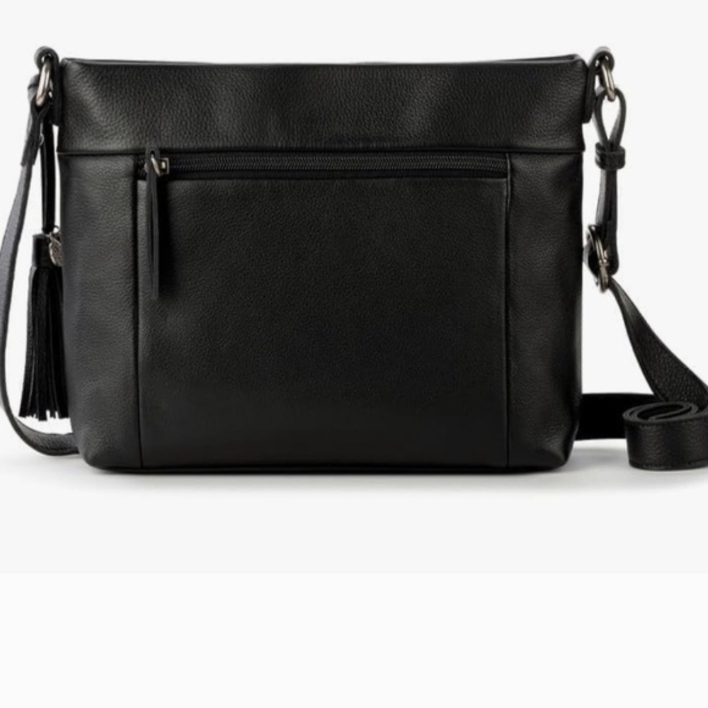Ampere Creations Boho Vegan Leather Crossbody Bag Braided with Tassle - Picture 3 of 8